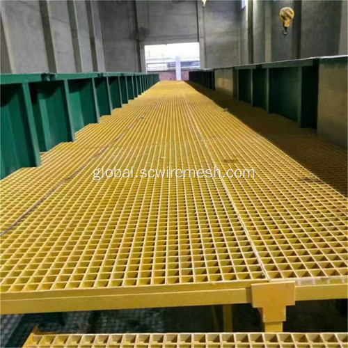 Fiberglass Grating FRP Ceiling Grid Mesh Price Supplier